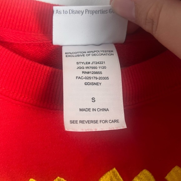 DISNEY DISNEYLAND LION KING SIMBA & NALA CREW NECK SWEATER ADULT small - Picture 4 of 8